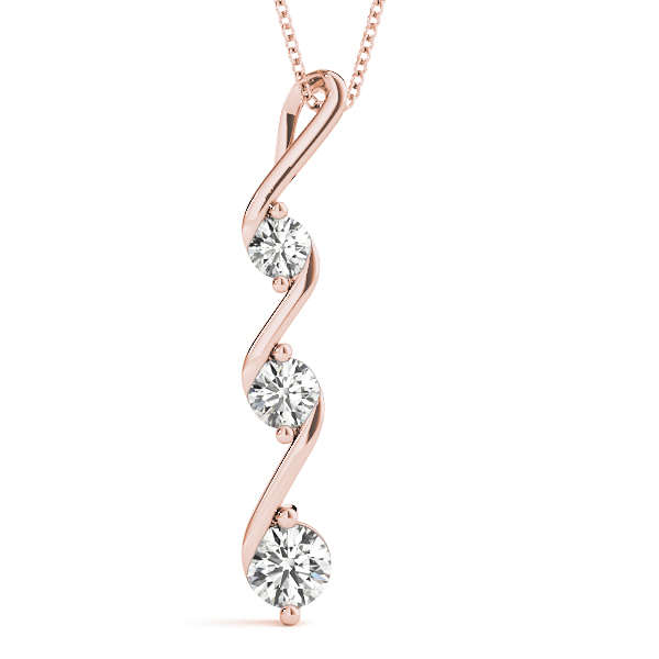 Aaron Natural Diamond Prong Set Necklace