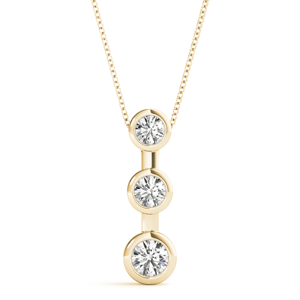 Joseph Natural Diamond Bezel Set Necklace