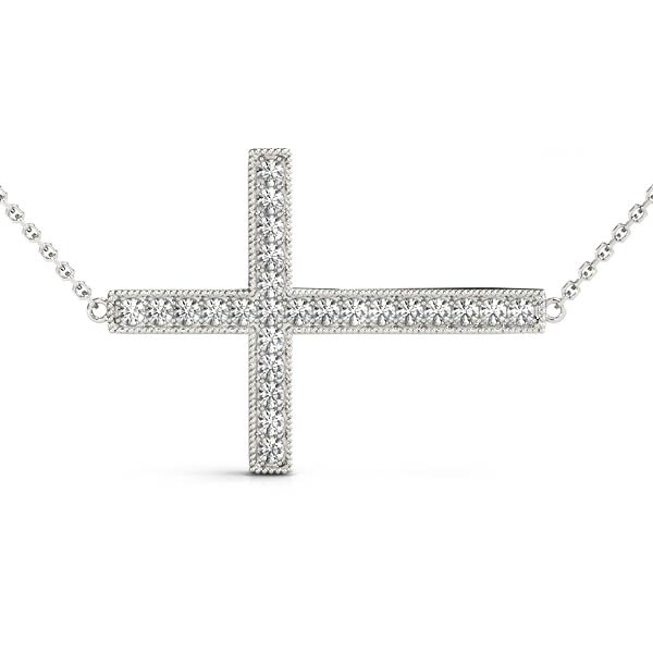 Amari Natural Diamond Channel Set Necklace