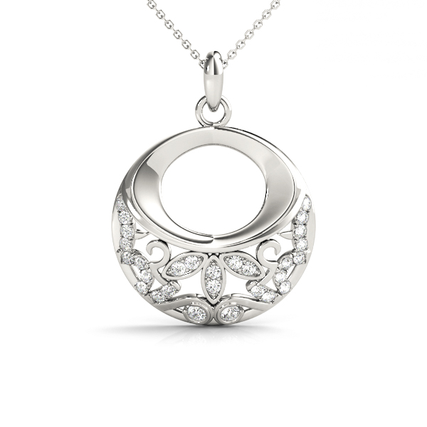 Jaime Natural Diamond Bezel Set Necklace