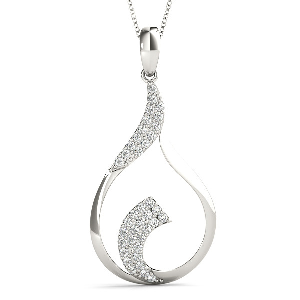 Ryker Natural Diamond Prong Set  Necklace