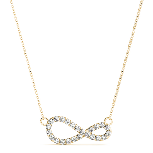 Elliot Lab Grown Diamond Yellow Gold Pave Set  Designer Pendant Necklace
