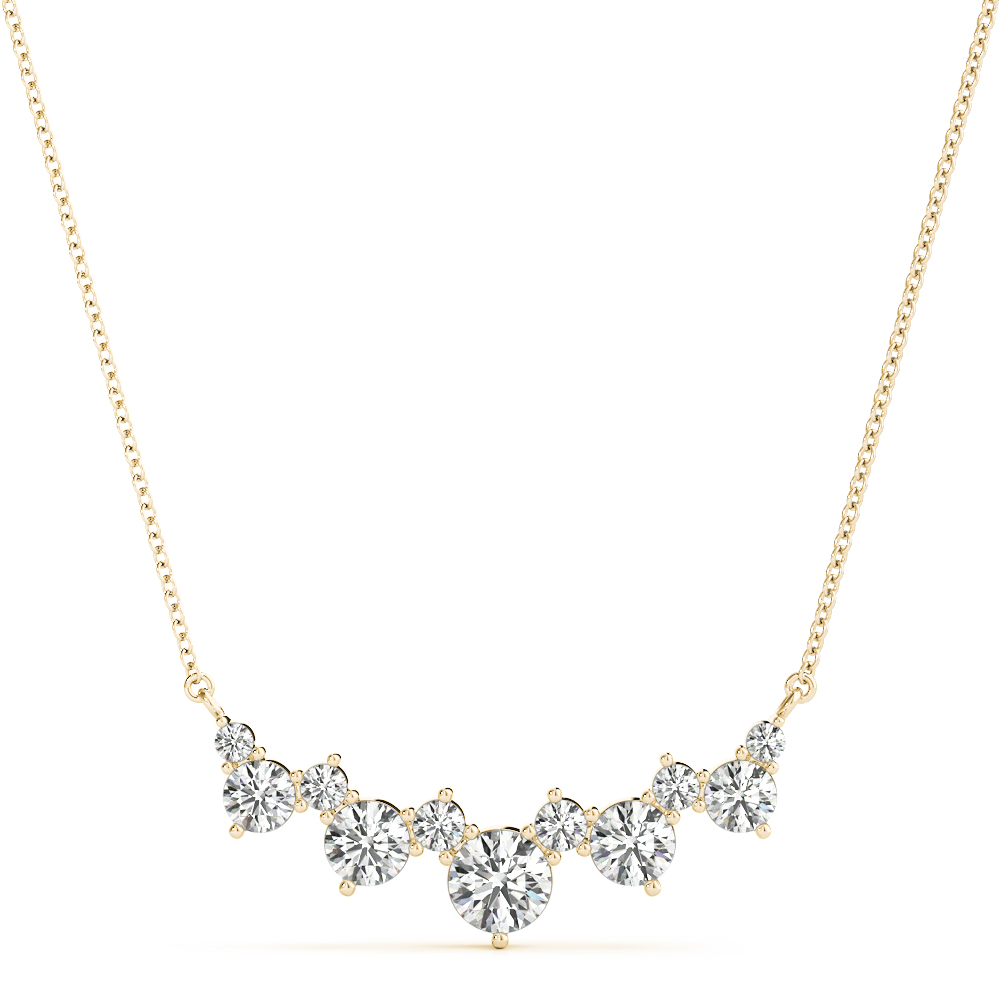 Torin Natural Diamond Prong Set Necklace