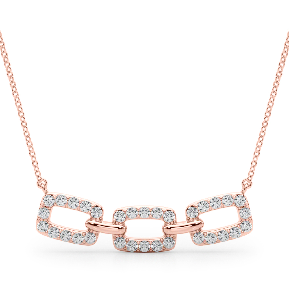 Brody Natural Diamond Prong Set Necklace