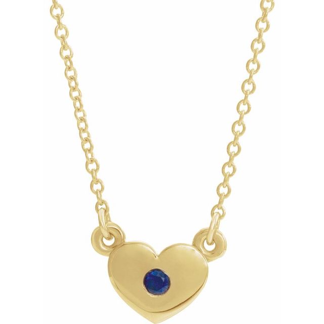 Panchita Blue Sapphire Bezel Set  Necklace