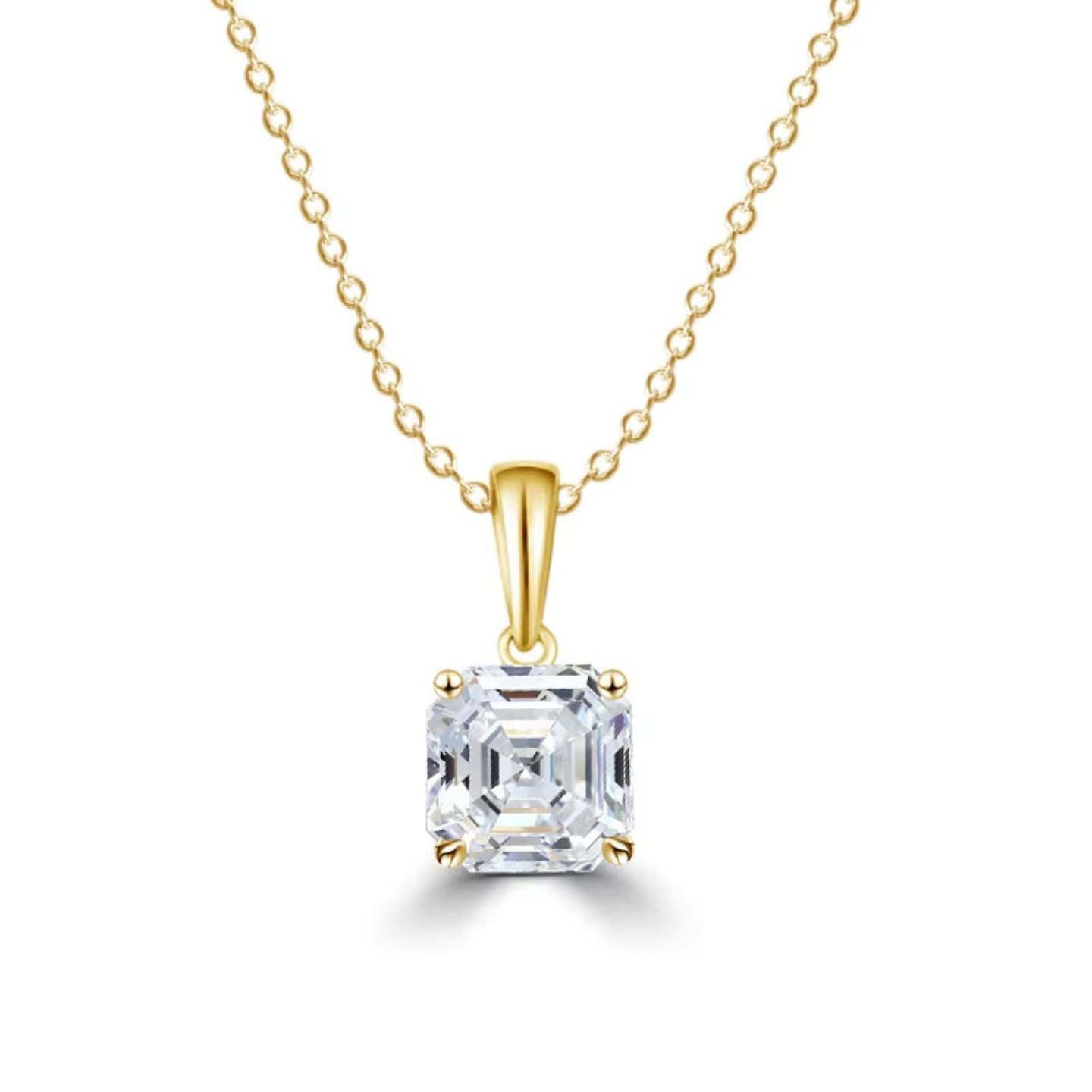 Quinley 4 Prong Solitaire Pendant Necklace