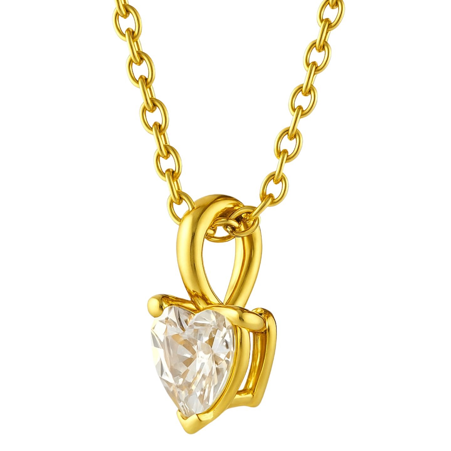 Ruperta 3 Prong Solitaire Pendant Necklace | Sunshine Diamonds