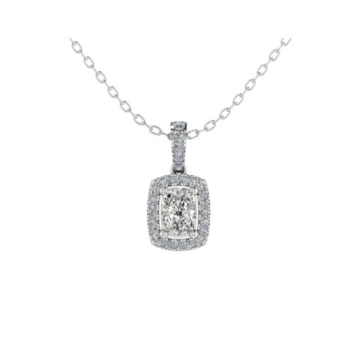 Thera 0.50 - 2.80 Carat Natural Diamond 4 Prong  Necklace