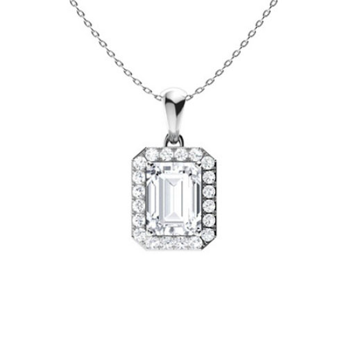 Torie 1.00 Carat Natural Diamond 4 Prong  Necklace