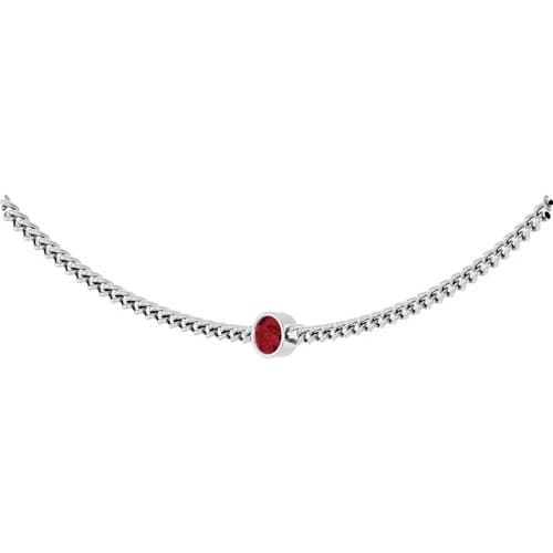 0.34 Ct Natural Ruby Round Cut Penha  Necklaces in Silver 925
