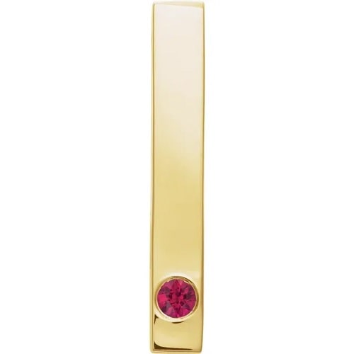 Parthivi Natural Ruby Bezel Set  Necklace