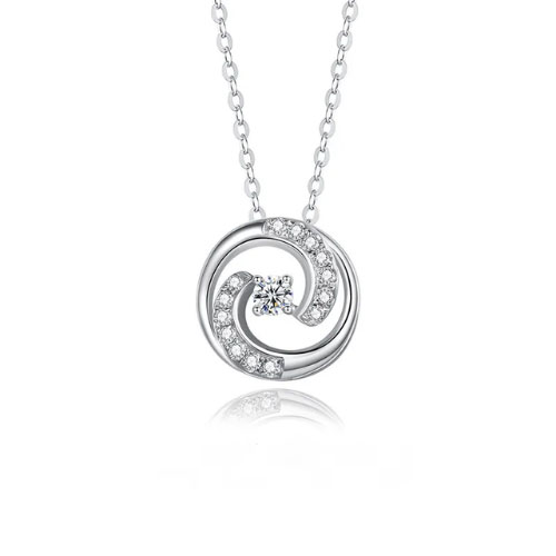 Perdita Lab-Created Diamond 4 Prong  Necklace