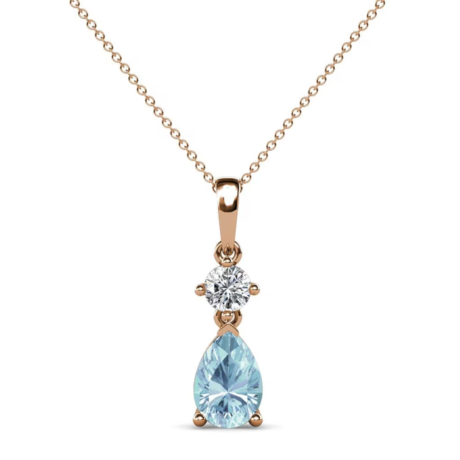 0.75 Ct Pear Cut Quiana  in Silver 925