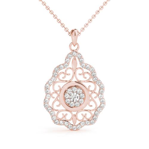 Tandi Lab-Created Diamond Pave Set  Necklace