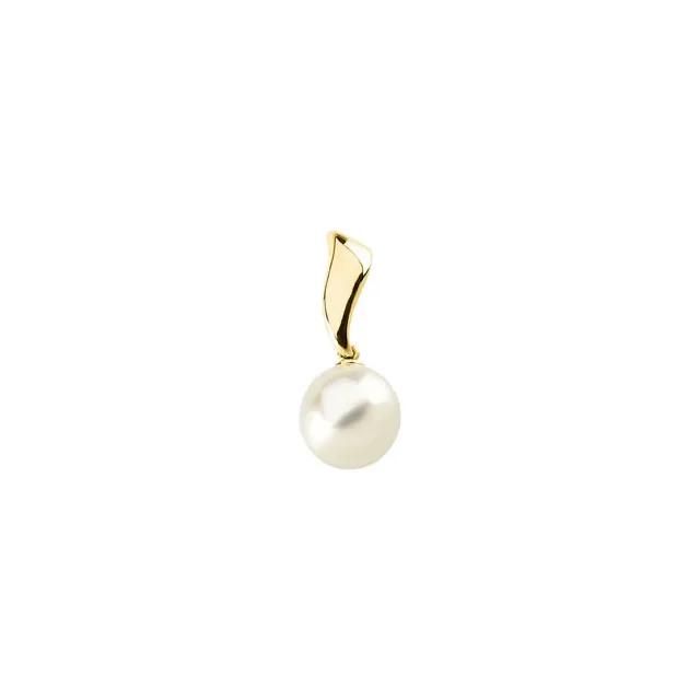 Teghan Pearl Gemstone Necklaces in 9K White Gold