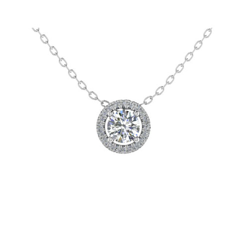 Taahira 0.10 - 2.00 Carat Natural Diamond 4 Prong  Necklace