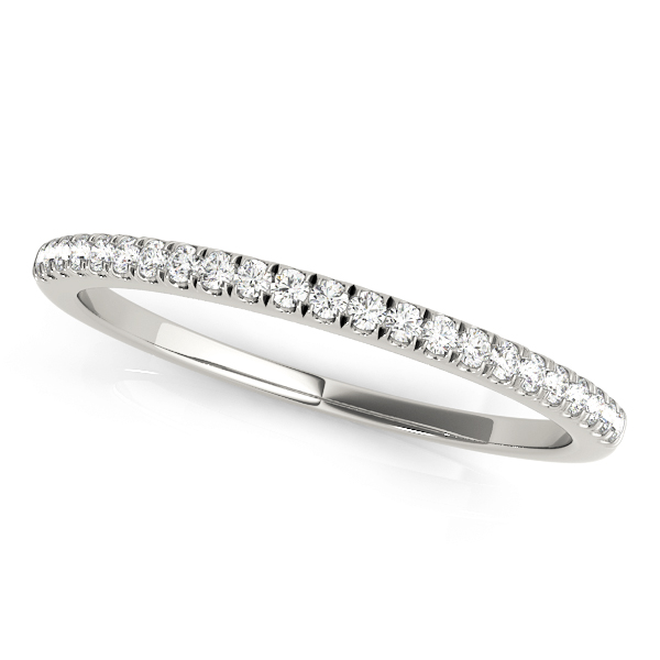 0.14 Ct Lab-Created Diamond Round Cut Sunshine Half Eternity in Silver 925