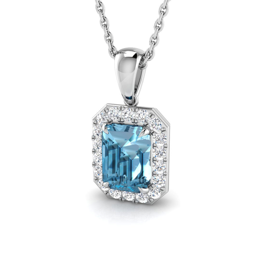 Linda Blue Topaz 4 Prong 