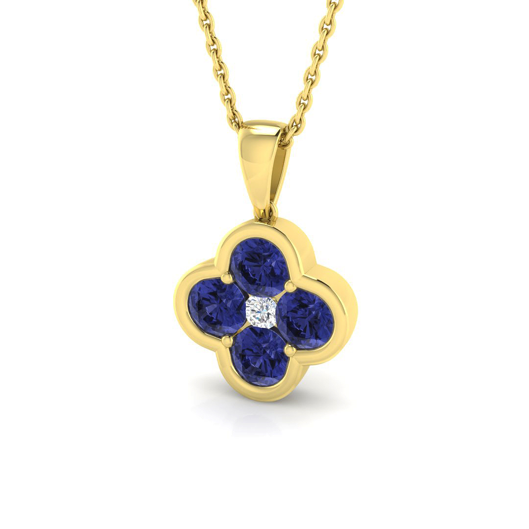 Clearra Tanzanite Yellow Gold Prong Set 