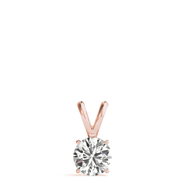 Nia 1.00ct Round Moissanite Solitaire Pendant