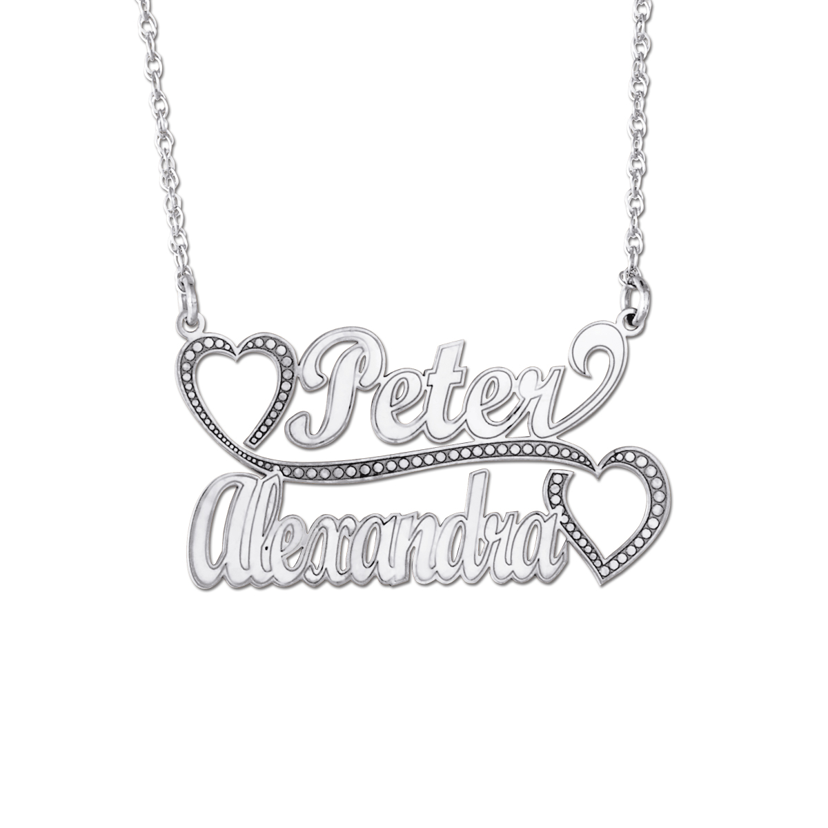 Peter Designer Pendants Necklaces in Silver 925