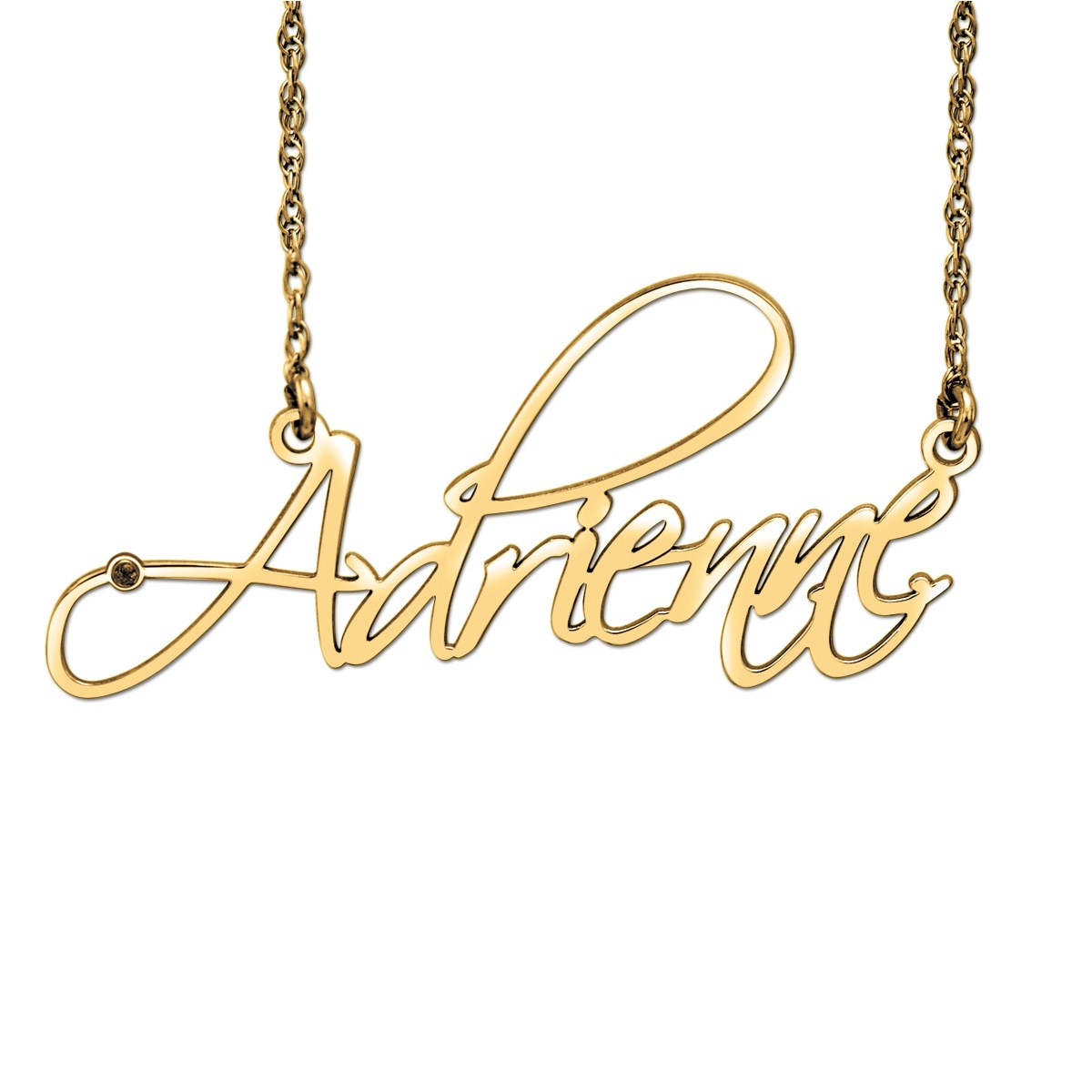 Theo Yellow Gold Designer Pendant Necklace