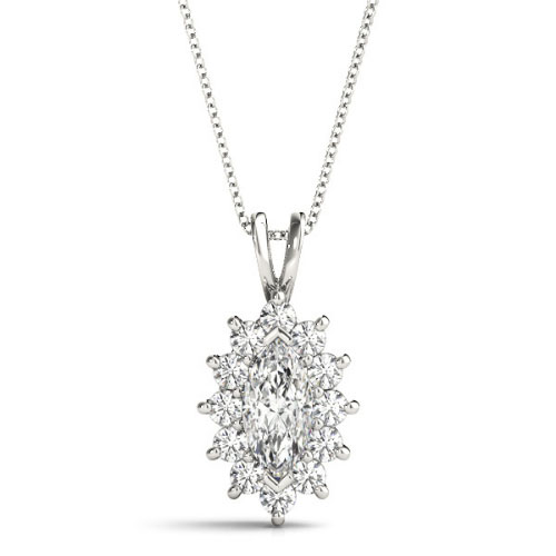 Torrey 0.10 - 3.00 Carat Lab-Created Diamond Prong Set  Necklace