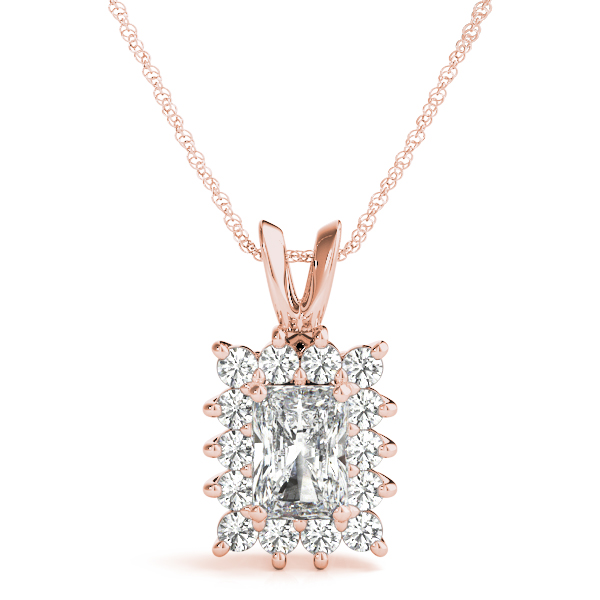 Tameeka Lab-Created Diamond 4 Prong  Necklace
