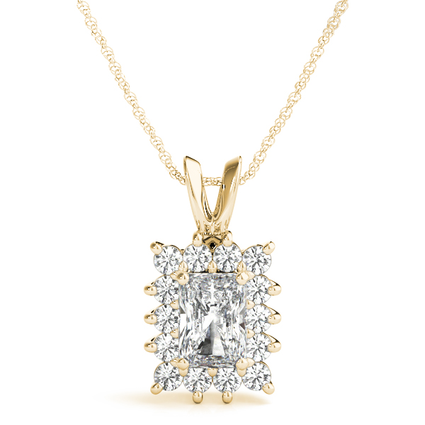 Tameeka Lab-Created Diamond 4 Prong  Necklace