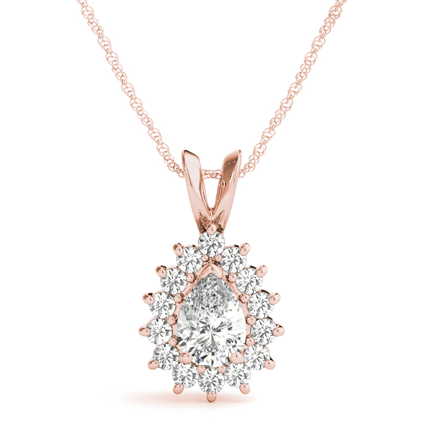 Taelor Lab-Created Diamond Prong Set  Necklace