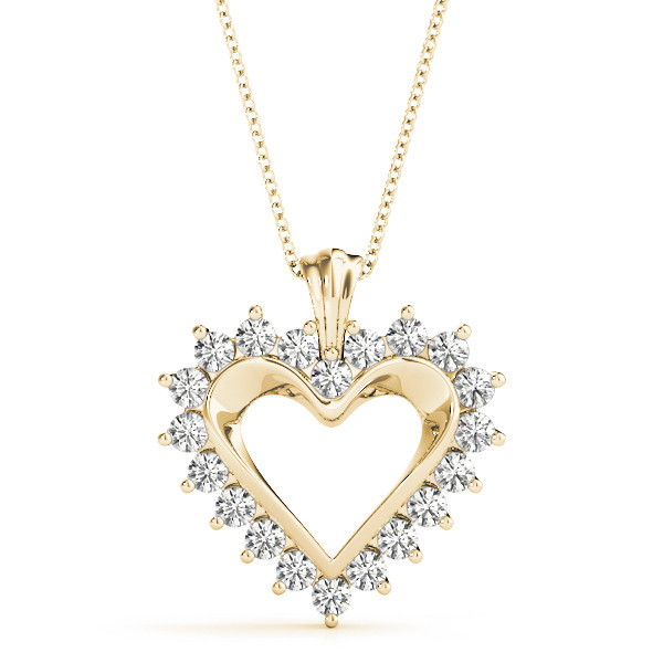 Jessica Natural Diamond Prong Set  Necklace