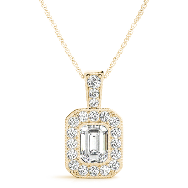 Temima Lab-Created Diamond Bezel Set  Necklace