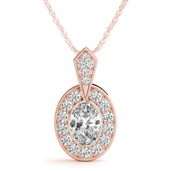 Tenesha Lab-Created Diamond Bezel Set  Necklace