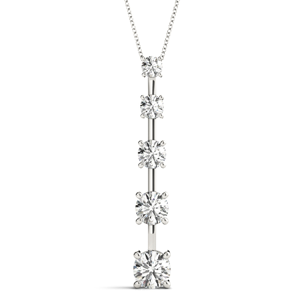 Thomas Natural Diamond Pave Set  Necklace