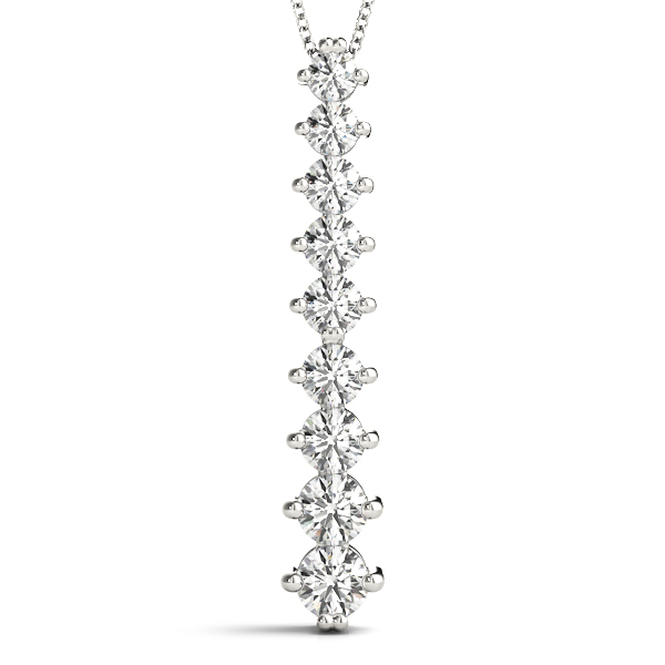 Clyde Natural Diamond Pave Set Necklace