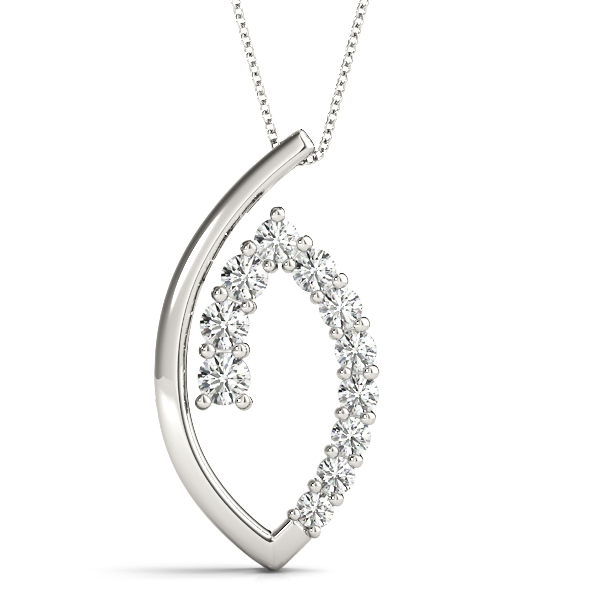 Vernon Natural Diamond Pave Set Necklace