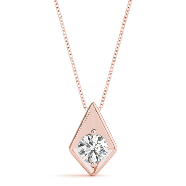 Robee Natural Diamond 2 Prong  Necklace