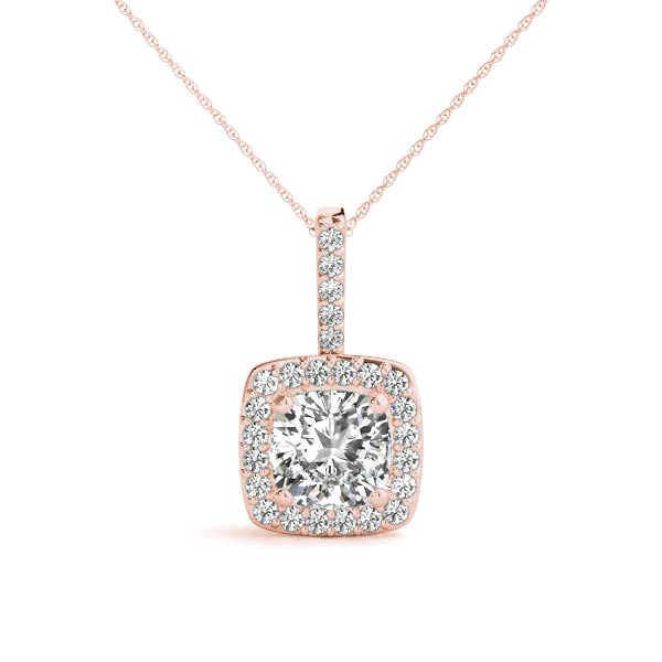 0.3 Ct Natural Diamond Cushion Cut Thania  in Silver 925