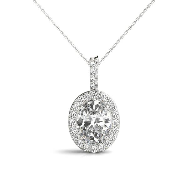 0.2 Ct Lab-Created Diamond Oval Cut Tamura  in Silver 925