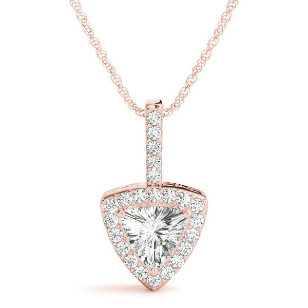 0.4 Ct Natural Diamond Trillion Cut Takarra  in Silver 925