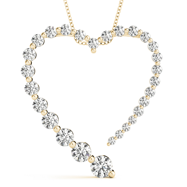 0.23 Ct Lab-Created Diamond Round Cut Teddy Journey Pendants Necklaces in Silver 925