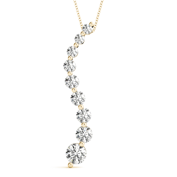 Patrick Lab-Created Diamond Bezel Set Necklace