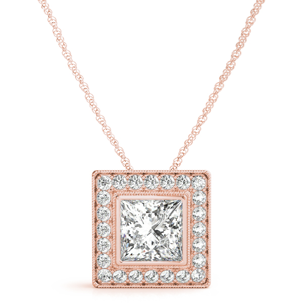 Tatiyana Lab-Created Diamond Bezel Set  Necklace