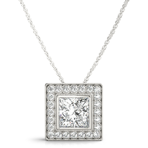 Tatiyana 0.50 - 3.00 Carat Lab-Created Diamond Bezel Set  Necklace