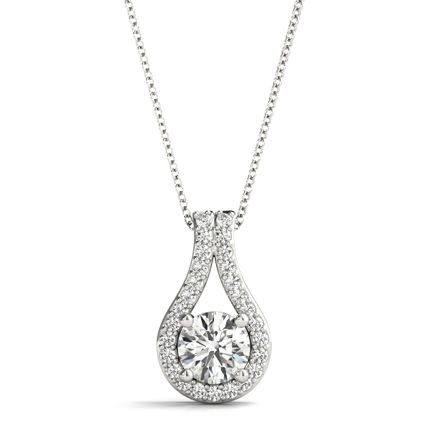 0.1 Ct Lab-Created Diamond Round Cut Tadita  in Silver 925