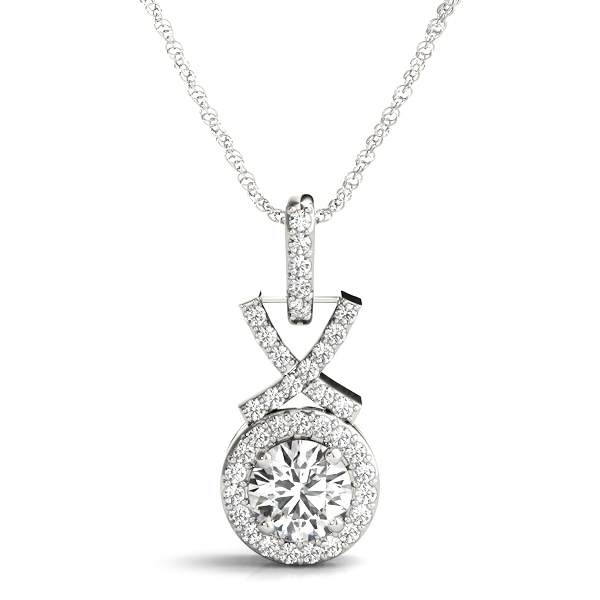 Trishana 0.25 - 3.00 Carat Lab-Created Diamond 4 Prong  Necklace