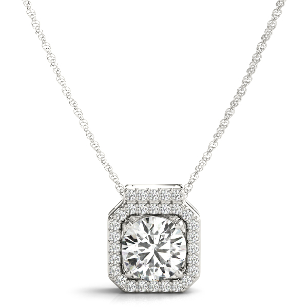 Tela 0.25 - 3.00 Carat Lab-Created Diamond 4 Prong  Necklace