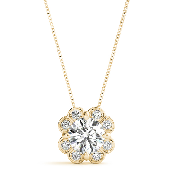 0.2 Ct Natural Diamond Round Cut Taletha  in Silver 925