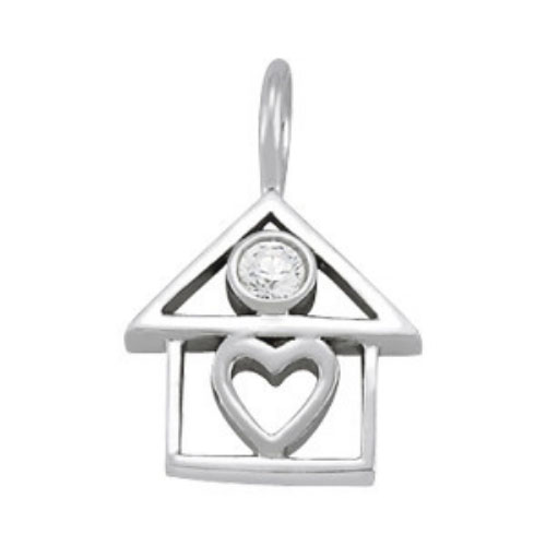 0.1 Ct Natural Diamond Round Cut Tasmine  Solitaire Pendant Necklaces in Silver 925