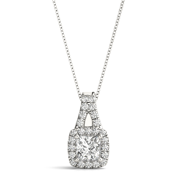 Teresia 0.55 Carat Lab-Created Diamond 4 Claw Set  Necklace